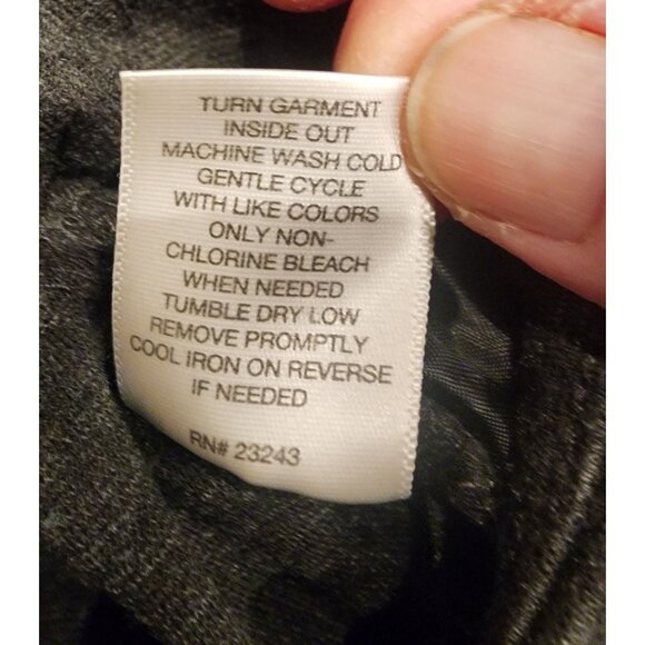 New York & Company Women's Stretch Charcoal Gray Bootcut Pants Size Medium - Picture 14 of 14